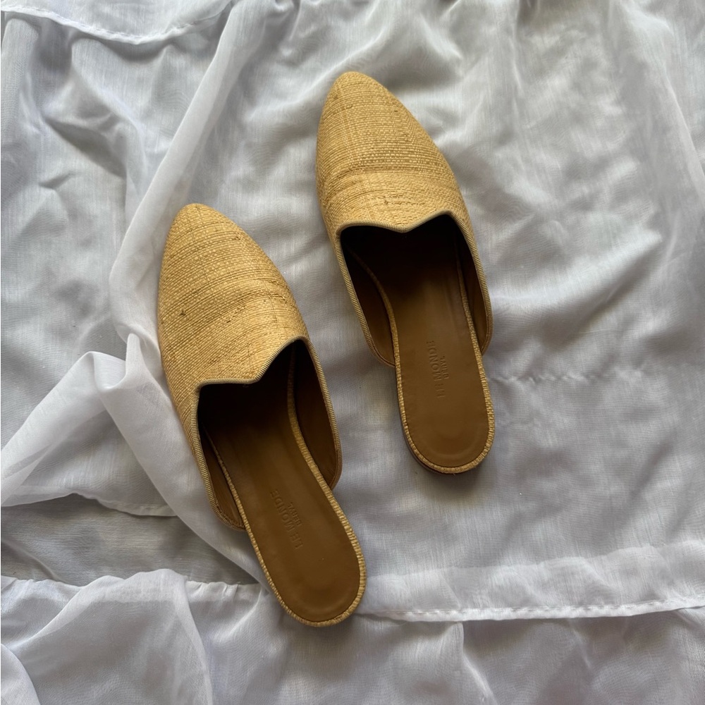 Le Monde Beryl Raffia Mules
